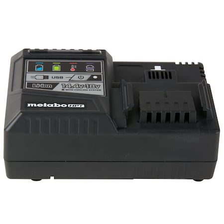 Metabo Hpt 18V/36V MV Cordless Li-Ion Slide Rapid Battery Charger w/ USB Port UC18YSL3M